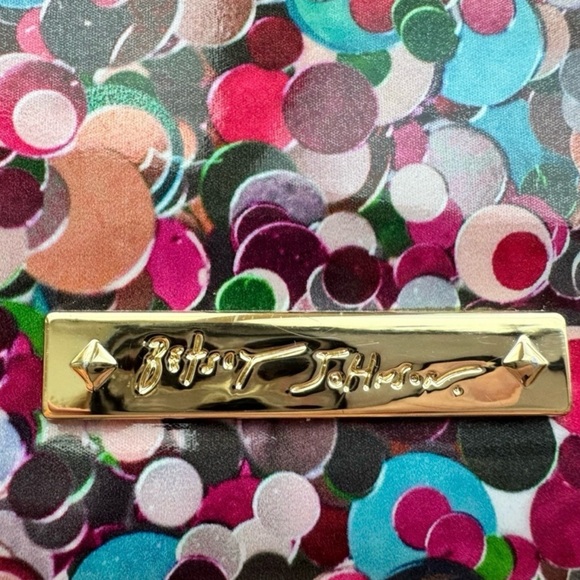 Betsey Johnson Confetti Bow Crossbody Bag Y2K
Colorful Party Purse - Picture 10 of 10